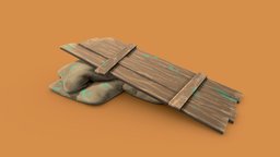Ramp archviz, exterior, prop, ramp, sack, sand, vr, shooting, dessert, battleground, sacks, envoironment, weapon, handpainted, cartoon, asset, game, mobile, wood, stylized, gun, village