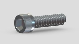 Socket Screw kit, saw, tape, hammer, set, screw, complete, tools, generic, new, big, collection, wrench, vr, ar, pliers, realistic, tool, old, machine, screwdriver, toolbox, stanley, vise, gardening, dewalt, asset, game, 3d, low, poly, axe, hand