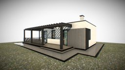 Nevskaya Otrada Spa project, cottage, villa, architect, sketch, archtecture, gamer, sauna, showcase, spa, game, 3d, model, design, house, home, sketchfab, download, simple