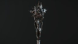 Mace of demons portal, demon, angels, mace, crawl, substanceweapon, substancepainter