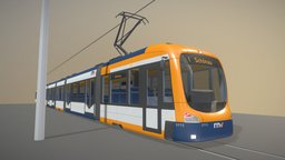 RNV8 Tram (WIP-11) train, high-poly, tram, streetcar, strassenbahn, rnv8, blender3d