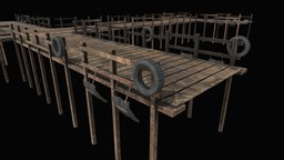 the wharf Fishing Harbor Wood fishing, the, wharf, harbor, wood