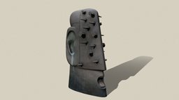Nagelkopf head, scultpure, art, osnabruck