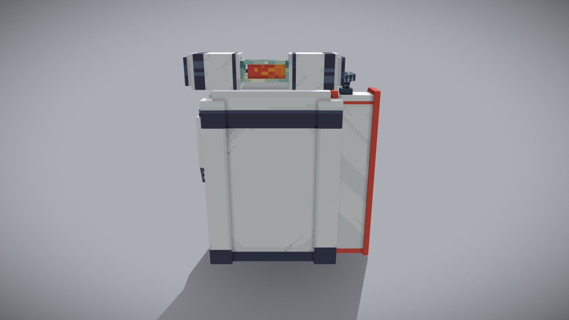 Channels used to connect each planet Produced by Seabird company 3d model