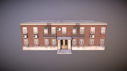 Modern Building 5. modern, exterior, gameassets, unity, unity3d, architecture, house, building, gameready, environment