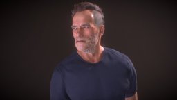 Mature ARNOLD by PhiBix muscle, beard, arnold, actor, t-shirt, mature, schwarzenegger, character, game, man, animation, animated, rigged, cowboy-boots, bearded-man, phibix, denim-jeans, schwarzy