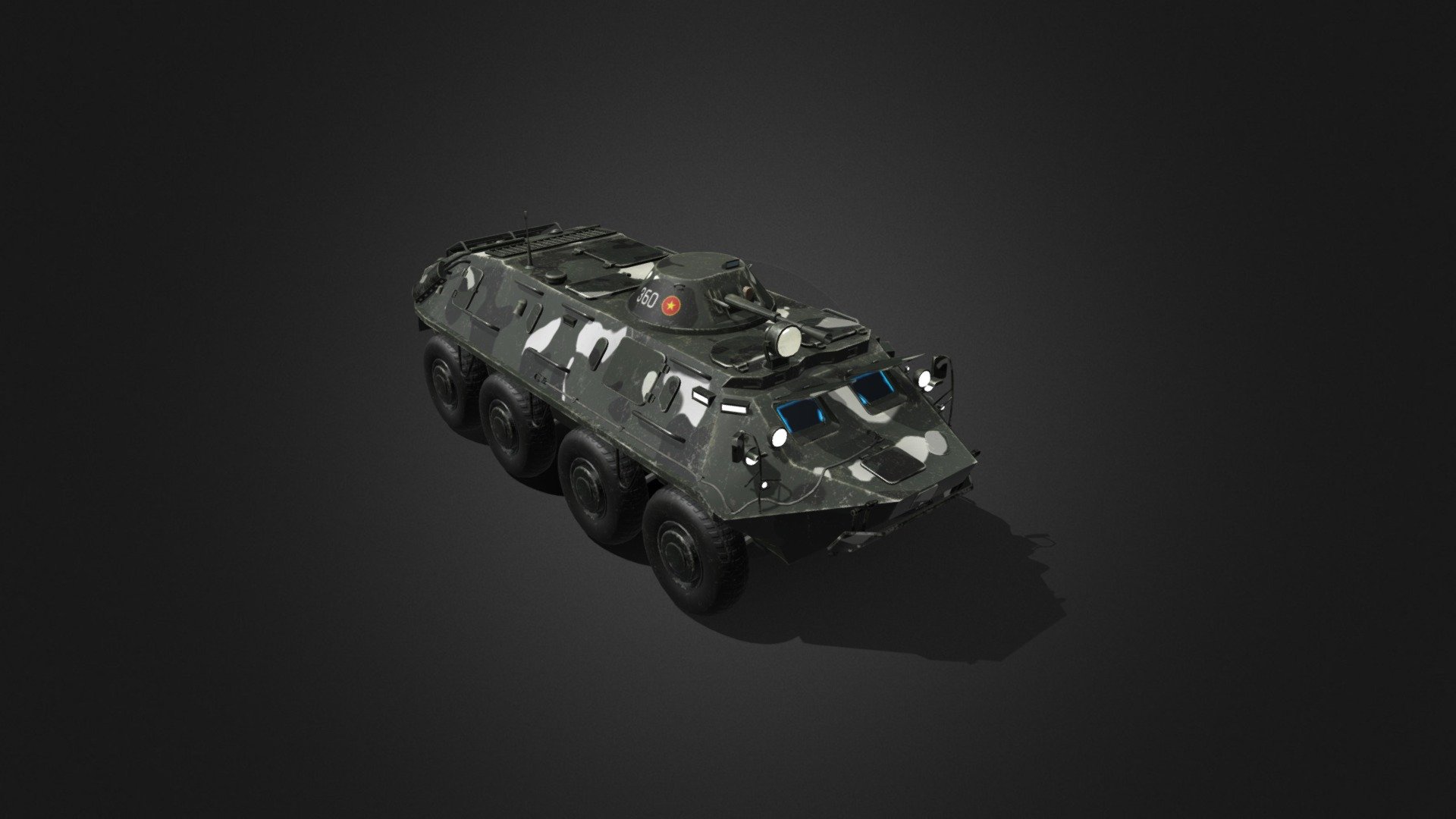 BTR-60 Tank Vietnam - BTR-60 Tank Vietnam - 3D model by hugannh3 (@emlanang) 3d model