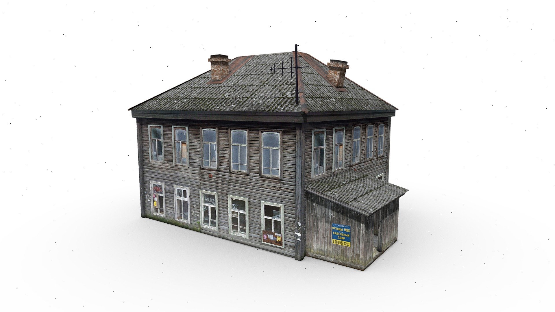 Low poly 3D model of the Russian environment from Loginovsky Denis (denlog). This and my other models were created in 3ds max version 2017. Textures included are also created from my own photos and free images from the Internet.

Page on Boosty where you can directly buy my models and support the author:

https://boosty.to/lowpolymodel

My group in Vkontakte is: https://vk.com/club159607022 - Old Two-story House - 3D model by Denis Loginovskiy (@denlog2) 3d model