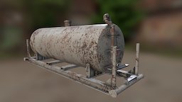Fuel Tank oil, xnormal, quixel, fuel, tank, asset, blender3d