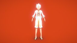 Monkey D Luffy monkey, d, one, piece, jump, manga, luffy, mugiwara, nika, shonen, character, 3d, model, gear, onepiece, gear5, gumgum-fruit, joyboy, gia5, hitohitonoshi, noai