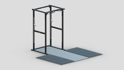 Technogym Olympic Power Rack bike, room, set, pack, sports, fitness, gym, equipment, cycling, collection, vr, ar, exercise, treadmill, professional, machine, premium, rower, weight, workout, 3d, home, sport, dumbells