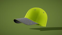 Cap hat, baseball, cap, metaverse, lowpoly, traits, noai