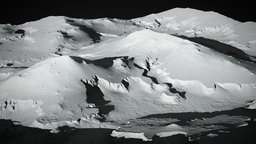 Moon Landscape world, planet, moon, terrain, lunar, future, mountain, sand, star, crater