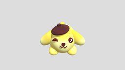 Pom Pom Purin 6 dog, yellow, sanrio, pompompurin, sanriocharacter