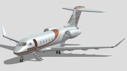 Bombardier Challenger 350 Full Interior sky, 600, airplane, private, luxury, wings, class, travel, business, challenger, cockpit, aircraft, first, jet, commercial, airline, bombardier, tourism, trip, 3d, plane