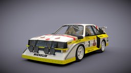 Audi Quattro S1 E2 audi, rally, sportscar, wrc, rallycar, quattro, audiquattro