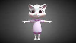 cartoon cat Anthropomorpha cat, cartoon