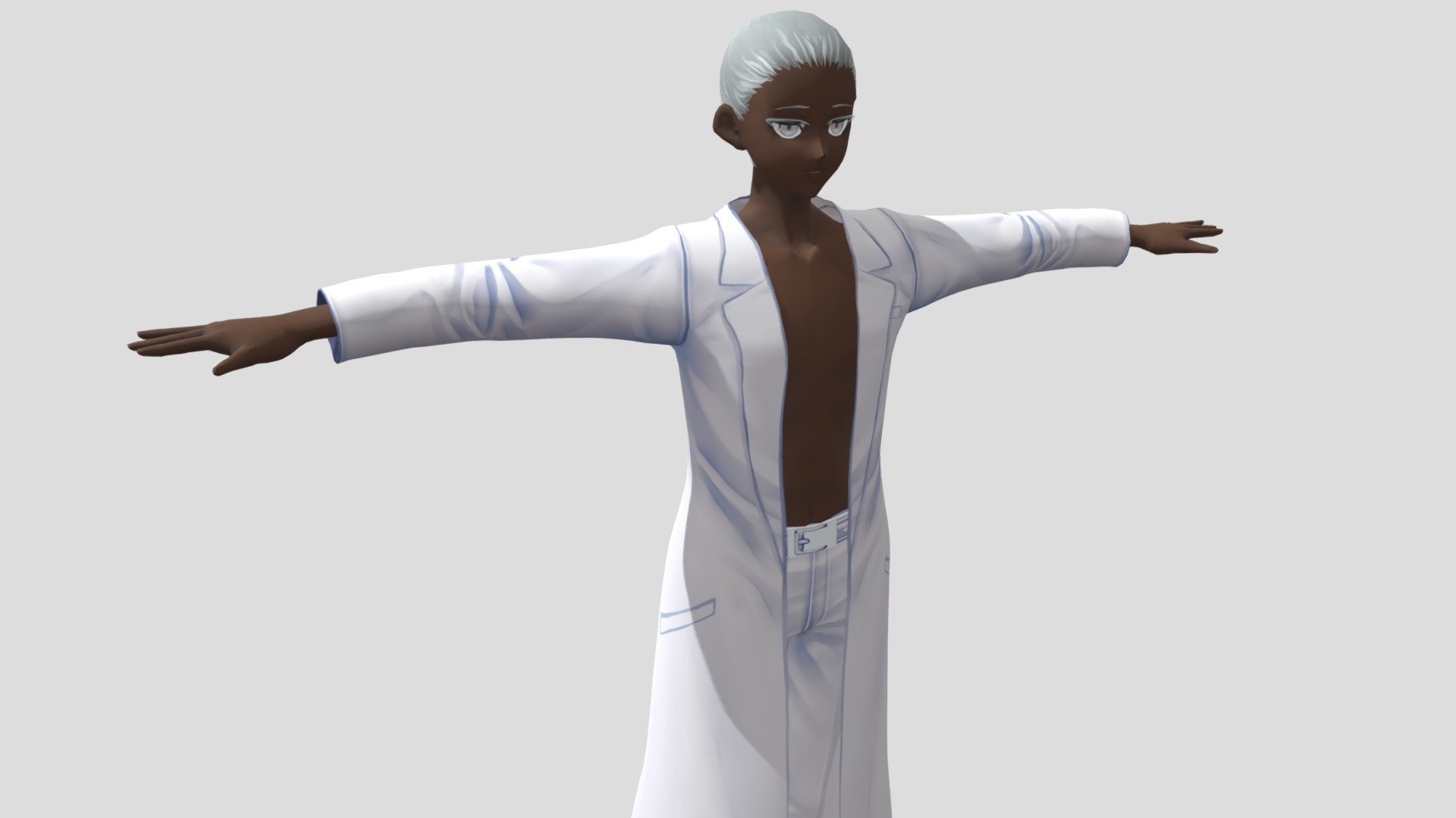 Model preview



This character model belongs to Japanese anime style, all models has been converted into fbx file using blender, users can add their favorite animations on mixamo website, then apply to unity versions above 2019



Character : Code : Berserker

Verts:11346

Tris:18284

Fourteen textures for the character



This package contains VRM files, which can make the character module more refined, please refer to the manual for details



▶Commercial use allowed

▶Forbid secondary sales



Welcome add my website to credit :

Sketchfab

Pixiv

VRoidHub
 - 【Anime Character】Berserker (V2/Unity 3D) - Buy Royalty Free 3D model by 3D動漫風角色屋 / 3D Anime Character Store (@alex94i60) 3d model