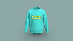Relaxed Fit Sweatshirt Design neck, fashion, fabrication, soft, fabric, sweatshirt, digital3d, design3d, apparel, design-3d, clothing-design, fashion-design3d, fashion-style, relaxed, apparels, sweatshirts, design, 3dapparel, appareldesign, relaxedfit, loosefit