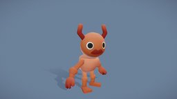Cartoon Characters beast, cute, angry, evolution, enemy, magical, mobile-ready, character, cartoon, 3d, lowpoly, creature, stylized, monster, animated, fantasy