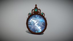 Teleporter portal, teleporter, pbr-texturing, substancepainter, substance, 3d-design, maya, 3d, pbr, substance-painter, model, 3dmodel