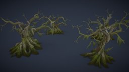 Last OutLander trees, tree, digital3d, stylize, outlander, handpainted, fantasy, gameready, lastoutlander