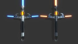 Saber of Omens saber, thundercats, lightsaber, 3dasset, fantasyweapon, scifi-weapon, weapon, scifi, starwars, sci-fi, gameasset, sword, fantasy, gameready, liono, lightsaber-hilt, swordofomens, thundercats-sword
