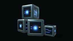 Item Box Sci-fi assets, item, quixel, box, items, blender3dmodel, itembox, asset, game, blender, blender3d, gameart, scifi, sci-fi, gameasset, quixelmixer