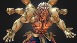 Asura Figure keyshot, zbrush
