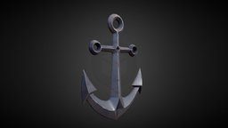 Anchor prop, vintage, transport, anchor, industry, ocean, shipping, old, substancepainter, substance, ship, sea