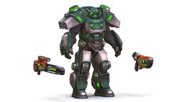Cartoon Sci-Fi Cyborg Drone Heavy Sniper Soldier trooper, armour, armored, drone, stormtrooper, soldier, people, future, heavy, shooter, invader, predator, explorer, protection, carbon, shooterweapon, automatic, cyborg, android, boss, galaxy, alien, sniper, tactical, modification, spacesuit, ciborg, cartooncharacter, menswear, researcher, military-equipment, bosscharacter, weapon, character, cartoon, helmet, male, steel, blaster-pistol, "rifle-weapon", "spacesuiter", "trooper-gun"
