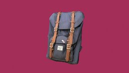 HERSCHEL BAG 3d-scan, bag, recap360, herschel, photogrammetry, blender, scan, 3dscan