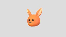 Prop222 Kangaroo Head face, cute, little, baby, kid, prop, fashion, australia, mammal, ar, anonymous, head, mask, kangaroo, wallaby, cangaroo, character, cartoon