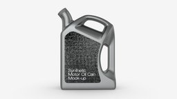 Motor Oil Bottle Mockup automobile, oil, gasoline, motor, template, can, diesel, mockup, tank, engine, liquid, canister, lubricant, 3d, pbr, car, bottle, container, plastic