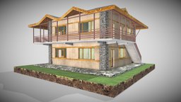 ResidenceLocal cottage, game, pbr, house, building