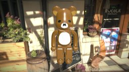 Be@rbrick_rilakkuma version toy, lego, rilakkuma, substancepainter2, berbrick, bearbrick, substance, maya