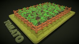 Tomato Farm green, plant, red, augmentedreality, virtualreality, farm, android, tomato, farming, superlowpoly, game, lowpoly