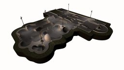 Skatepark / Bowl skateboard, skate, skateboarding, bowl, bmx, concrete, skatepark, park, blender