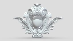 Classic Pattern 14 kit, room, exterior, element, ceiling, architectural, ornament, molding, cornice, classic, medallion, gothic, bash, decor, corbel, details, rosette, classical, kitbash, finishes, pilaster, cartouche, acanthus, 3d, design, house, home, decoration, interior, temple