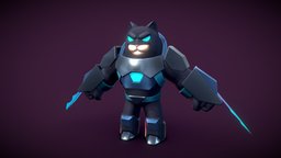 Apex T3 cat, t3, apex, necro, character, game, design