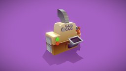 Factory Cartoon Incinerator packaging, tafe, tertiary, 3dsmax, factory, tafeqld