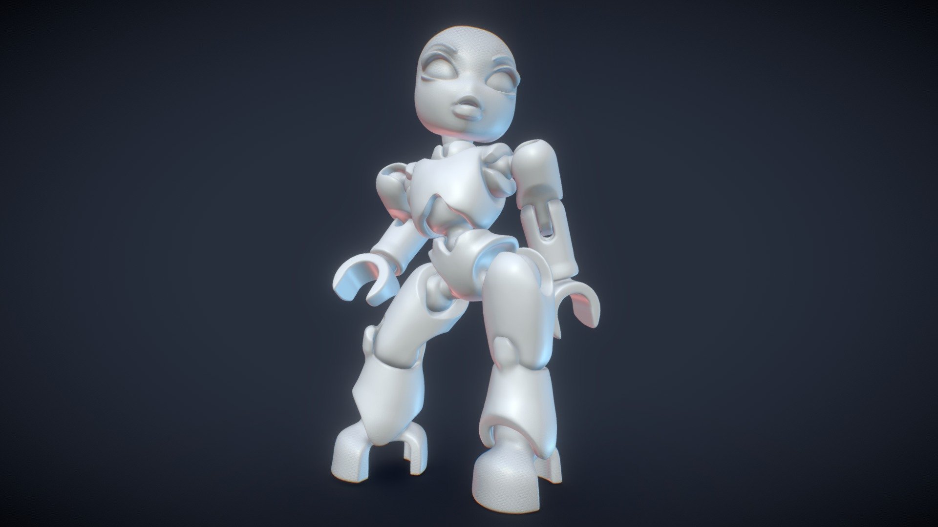 Based on my little cartoon girl :). Check out the actual result on Shapeways - 3D Printable Articulate Lego Mini Figure - 3D model by BitGem 3d model