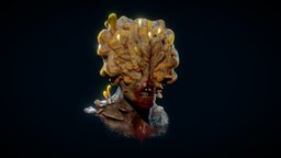 Clicker Bust sculpt, realtime, thelastofus, clicker, thelastofusinspired, substancepainter, blender, bust, creature, zbrush, gameready, clickers, thelastofus2, thelastofusfanart