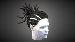 Lil Baby Inspired Hair hair, toon, scott, singer, unreal, ready, drake, fbx, realistic, engine, gta5, dreads, travis, gunna, roblox, fnaf, rap, groom, hiphop, fade, braid, dreadlock, vrchat, thug, hairstyle, unity3d, game, blender, pbr, scifi, cornrow, fivem