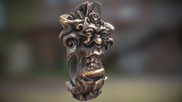Aloha Tiki Curly Cross jewellery, cross, jewelry, double, tiki, hawaii, surfing, surf, aloha, hangloose, ring
