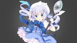 3D Fanart Chino From Gochuumon Wa Usagi desuka kid, loli, chino, 3dbodyscan, animegirl, cellshaded, gochumonusagidesuka, mahoushoujo, girl, 3d, 3dsmax, anime