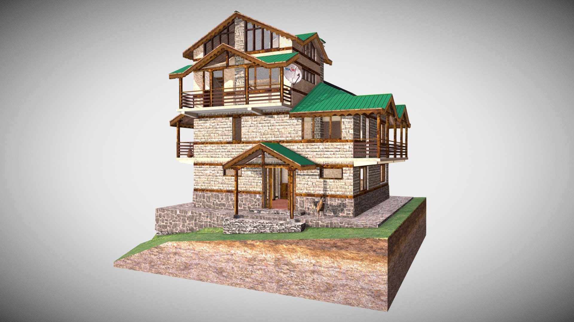 PBR Specular/Glossiness - 2 Material 4k (+ glass)

 Diffuse

 Normal

* Ambient Occlusion - Apple Residence - 3D model by Francesco Coldesina (@topfrank2013) 3d model