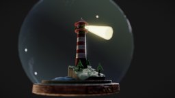 Lighthouse autodesk, lighthouse, sketchfabcanchallenge, substancepainter, maya, house, light, lighthousechallenge