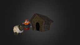 Good Game Sheep toon, sheep, videogame, development, hut, shepherd, ggj15, cartoon, game