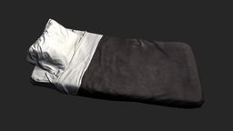 [REMAKE] bed, baking, b3d, retopology, furniture, remake, realitycapture, low-poly, blender, 3dscan, gameasset